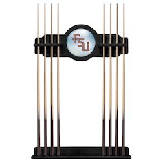 Florida State (Script) Cue Rack in Black Finish