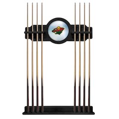 Minnesota Wild Cue Rack in Black Finish
