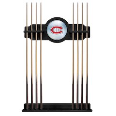 Montreal Canadiens Cue Rack in Black Finish