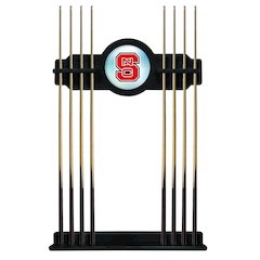North Carolina State Cue Rack in Black Finish
