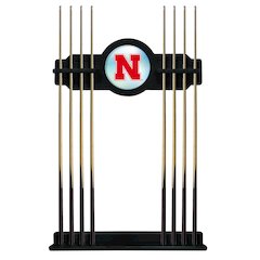 Nebraska Cue Rack in Black Finish