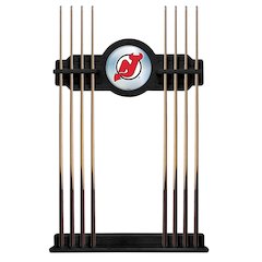 New Jersey Devils Cue Rack in Black Finish