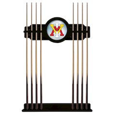 Virginia Military Institute Cue Rack in Black Finish