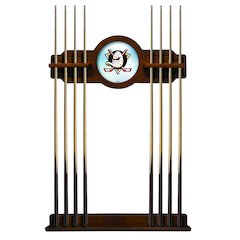 Anaheim Ducks Cue Rack in Chardonnay Finish