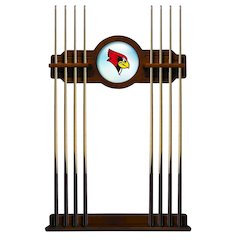 Illinois State Cue Rack in Chardonnay Finish