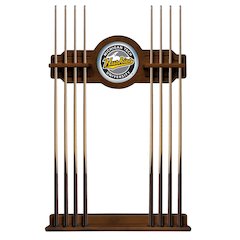 Michigan Tech Cue Rack in Chardonnay Finish