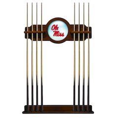 Ole' Miss Cue Rack in Chardonnay Finish