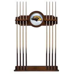 Southern Miss Cue Rack in Chardonnay Finish