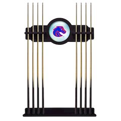 Boise State Cue Rack in English Tudor Finish