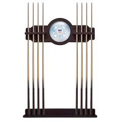 U.S. Coast Guard Cue Rack in English Tudor Finish