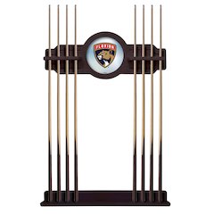 Florida Panthers Cue Rack in English Tudor Finish
