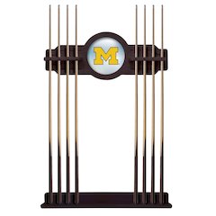 Michigan Cue Rack in English Tudor Finish