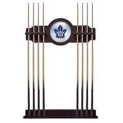 Toronto Maple Leafs Cue Rack in English Tudor Finish
