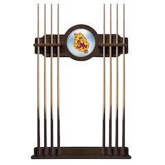 Arizona State Cue Rack in Navajo Finish with Sparky Logo