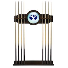 Brigham Young Cue Rack in Navajo Finish