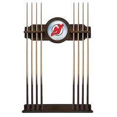 New Jersey Devils Cue Rack in Chardonnay Finish
