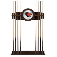 Oregon State Cue Rack in Navajo Finish