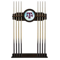 Texas A&M Cue Rack in Navajo Finish