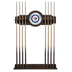 Winnipeg Jets Cue Rack in Chardonnay Finish