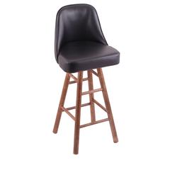 Grizzly 25" Swivel Counter Stool with Smooth Maple Legs, Medium Finish