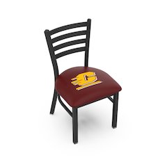 L00418 Central Michigan 18" Chair with Black Wrinkle Finish