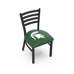 L00418 Michigan State 18" Chair with Black Wrinkle Finish