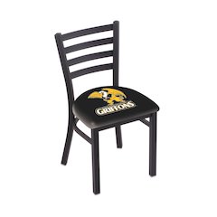 L00418 Missouri Western State 18" Chair with Black Wrinkle Finish