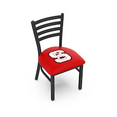 L00418 North Carolina State 18" Chair with Black Wrinkle Finish