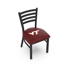 L00418 Virginia Tech 18" Chair with Black Wrinkle Finish