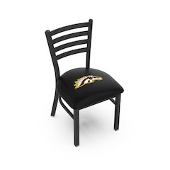 L00418 Western Michigan 18" Chair with Black Wrinkle Finish