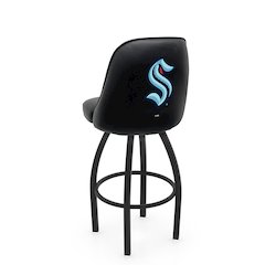 Logo Grizzly Seattle Kraken Swivel Counter Stool