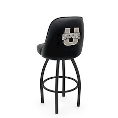 Logo Grizzly Utah State Swivel Counter Stool