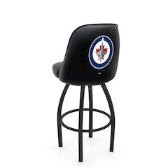Logo Grizzly Winnipeg Jets Swivel Counter Stool