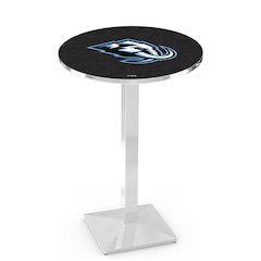 L217 Utah Mammoth 36" Tall - 36" Top Pub Table with Chrome Finish