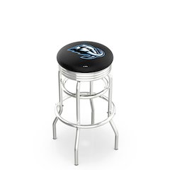 L7C3C Utah Mammoth 25" Double-Ring Swivel Counter Stool with Chrome Finish