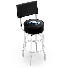 L7C4 Utah Mammoth 25" Double-Ring Swivel Counter Stool with Chrome Finish
