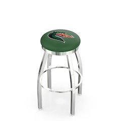 25" L8C2C - Chrome UAB Swivel Bar Stool with Accent Ring by Holland Bar Stool Company
