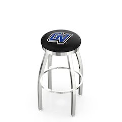 25" L8C2C - Chrome Grand Valley State Swivel Bar Stool with Accent Ring by Holland Bar Stool Company