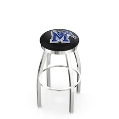 30" L8C2C - Chrome Memphis Swivel Bar Stool with Accent Ring by Holland Bar Stool Company