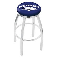 25" L8C2C - Chrome Nevada Swivel Bar Stool with Accent Ring by Holland Bar Stool Company
