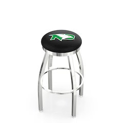 30" L8C2C - Chrome North Dakota Swivel Bar Stool with Accent Ring by Holland Bar Stool Company