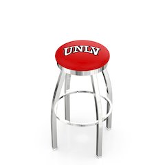 30" L8C2C - Chrome UNLV Swivel Bar Stool with Accent Ring by Holland Bar Stool Company