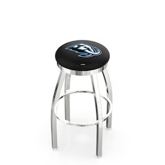 L8C2C Utah Mammoth 25" Swivel Counter Stool with Chrome Finish