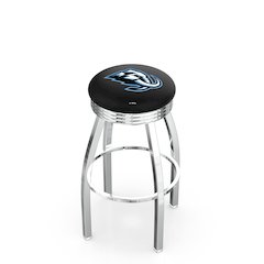 L8C3C Utah Mammoth 25" Swivel Counter Stool with Chrome Finish