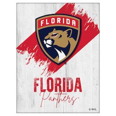 Florida Panthers 15" x 20" Canvas Wall Art