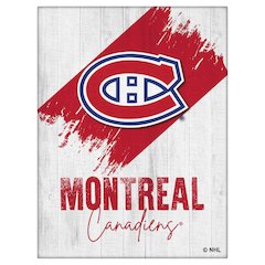 Montreal Canadiens 15" x 20" Canvas Wall Art