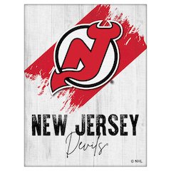 New Jersey Devils 15" x 20" Canvas Wall Art