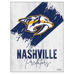 Nashville Predators 15" x 20" Canvas Wall Art