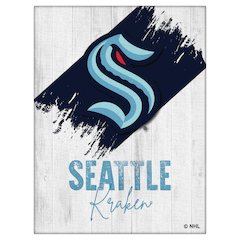 Seattle Kraken 15" x 20" Canvas Wall Art
