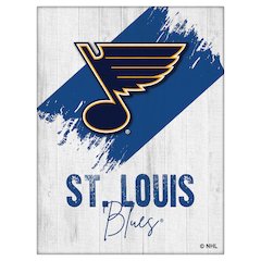 St Louis Blues 15" x 20" Canvas Wall Art